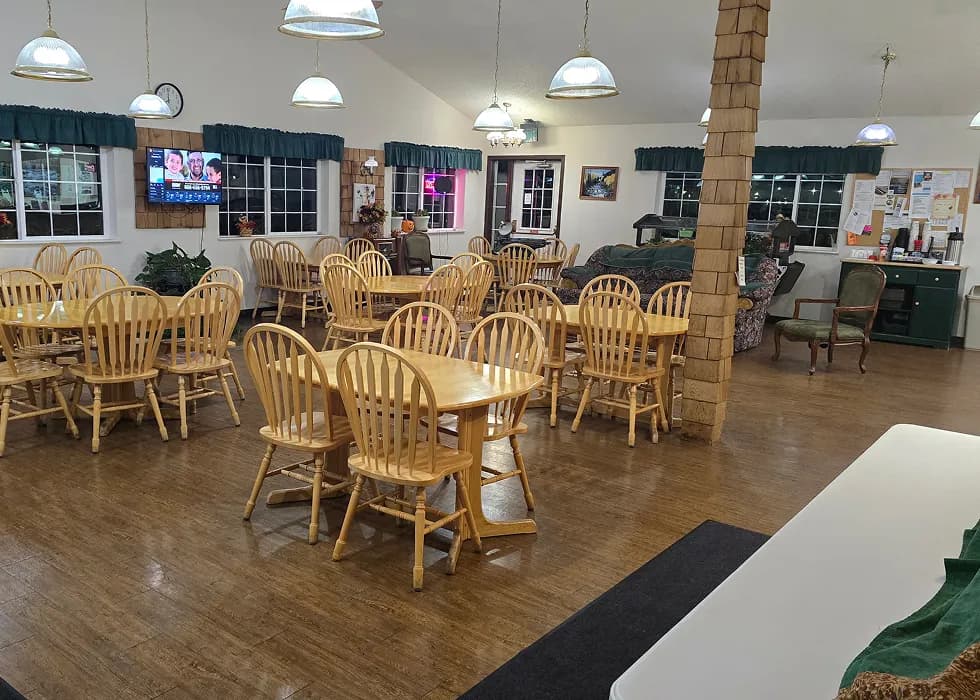 Comfortable stay atmosphere at Rails Inn Motel, guest-ready accommodations in Forsyth, Montana.